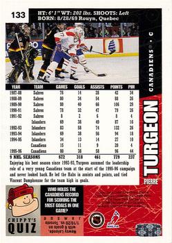 1996-97 Collector's Choice #133 Pierre Turgeon Back