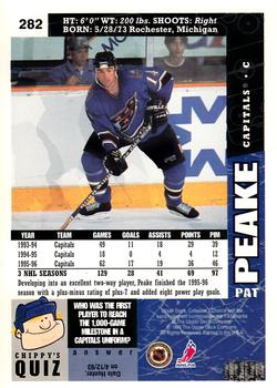 1996-97 Collector's Choice #282 Pat Peake Back