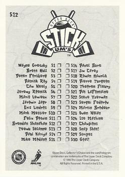 1996-97 Collector's Choice - Stick-Ums #S12 Brendan Shanahan Back