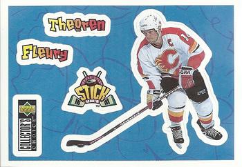 1996-97 Collector's Choice - Stick-Ums #S20 Theoren Fleury Front