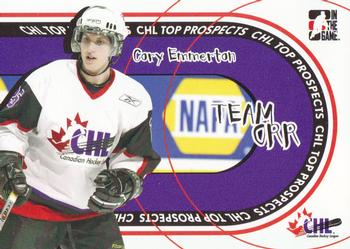 2005-06 In The Game Heroes and Prospects - Team Orr #TO-08 Cory Emmerton Front