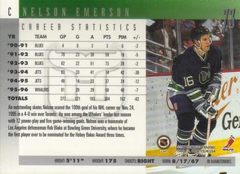 1996-97 Donruss #73 Nelson Emerson Back