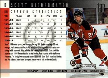 1996-97 Donruss #188 Scott Niedermayer Back