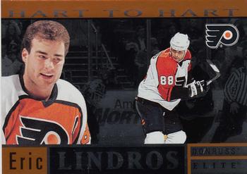 1996-97 Donruss Elite - Hart to Hart Eric Lindros #6 Eric Lindros Front