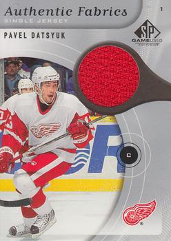 2005-06 SP Game Used - Authentic Fabrics #AF-PD Pavel Datsyuk Front