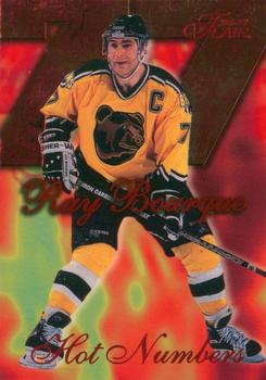 1996-97 Flair - Hot Numbers #1 Ray Bourque Front