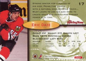 1996-97 Fleer #17 Eric Daze Back