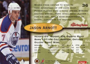 1996-97 Fleer #36 Jason Arnott Back