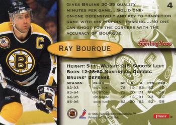 1996-97 Fleer #4 Ray Bourque Back