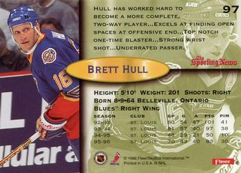 1996-97 Fleer #97 Brett Hull Back