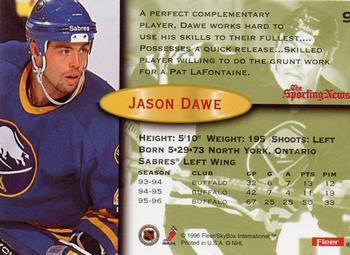 1996-97 Fleer #9 Jason Dawe Back