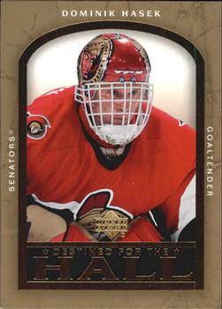 2005-06 Upper Deck - Destined for the Hall #DH4 Dominik Hasek Front