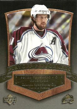 2005-06 Upper Deck - Playoff Performers #PP3 Peter Forsberg Front