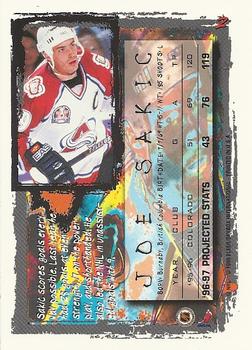 1996-97 Fleer NHL Picks #2 Joe Sakic Back