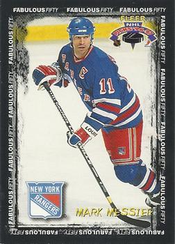 1996-97 Fleer NHL Picks - Fabulous 50 #29 Mark Messier Front