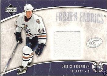 2005-06 Upper Deck Ice - Frozen Fabrics #FF-CP Chris Pronger Front