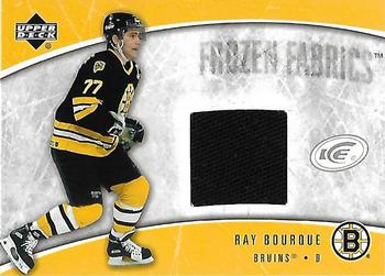 2005-06 Upper Deck Ice - Frozen Fabrics #FF-RB Ray Bourque Front