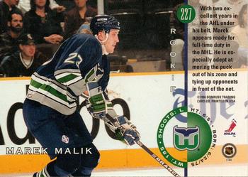 1996-97 Leaf #227 Marek Malik Back