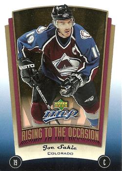 2005-06 Upper Deck MVP - Rising to the Occasion #RO1 Joe Sakic Front