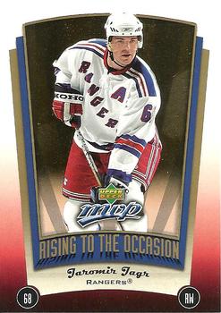 2005-06 Upper Deck MVP - Rising to the Occasion #RO11 Jaromir Jagr Front