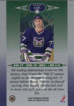 1996-97 Leaf Limited #18 Paul Coffey Back
