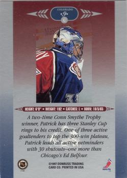 1996-97 Leaf Limited #9 Patrick Roy Back