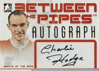 2006-07 In The Game Between The Pipes - Autograph #A-CHO Charlie Hodge  Front