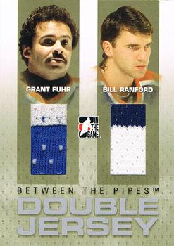 2006-07 In The Game Between The Pipes - Double Jersey #DJ-12 Grant Fuhr / Bill Ranford  Front