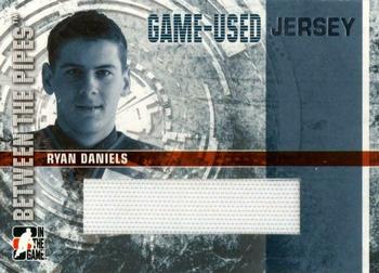 2006-07 In The Game Between The Pipes - Game Used Jersey #GUJ-24 Ryan Daniels  Front