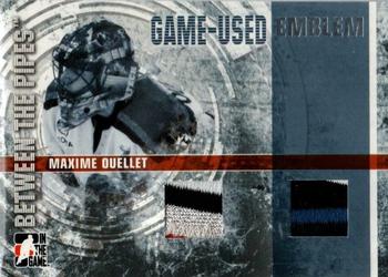 2006-07 In The Game Between The Pipes - Game Used Jersey #GUJ-44 Maxime Ouellet  Front