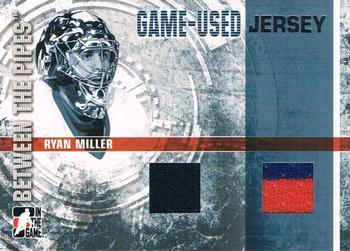 2006-07 In The Game Between The Pipes - Game Used Jersey #GUJ-47 Ryan Miller  Front
