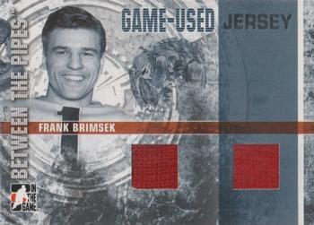 2006-07 In The Game Between The Pipes - Game Used Jersey #GUJ-54 Frank Brimsek  Front