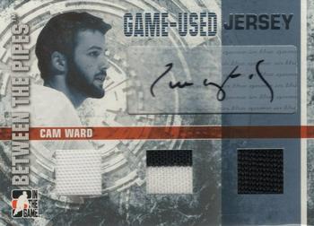 2006-07 In The Game Between The Pipes - Game Used Jersey Autograph #GUJ-64 Cam Ward  Front