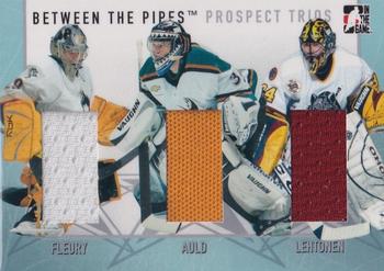 2006-07 In The Game Between The Pipes - Prospect Trios #PT-13 Marc-Andre Fleury / Alex Auld / Kari Lehtonen  Front