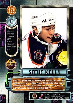 1996-97 Metal Universe #183 Steve Kelly Back
