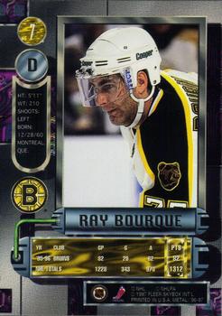 1996-97 Metal Universe #7 Ray Bourque Back