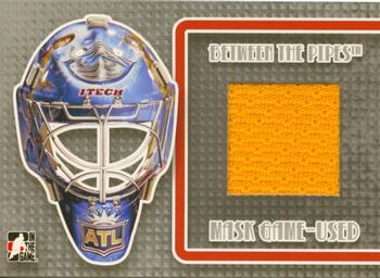 2006-07 In The Game Between The Pipes - Mask Game Used #MGU-10 Kari Lehtonen  Front