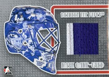 2006-07 In The Game Between The Pipes - Mask Game Used #MGU-16 Andrew Raycroft  Front