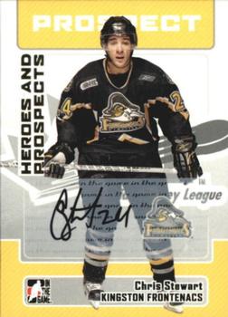 2006-07 In The Game Heroes and Prospects - Autographs #A-CS Chris Stewart  Front