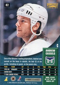 1996-97 Pinnacle #82 Andrew Cassels Back