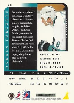 1996-97 Pinnacle Be a Player #70 Darren Turcotte Back