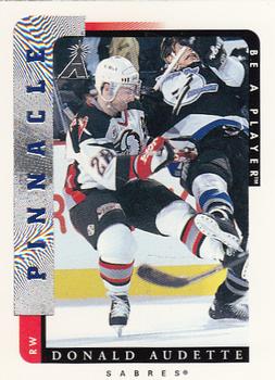 1996-97 Pinnacle Be a Player #73 Donald Audette Front