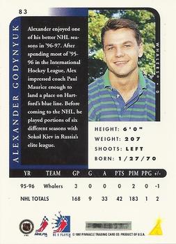 1996-97 Pinnacle Be a Player #83 Alexander Godynyuk Back