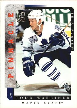 1996-97 Pinnacle Be a Player #122 Todd Warriner Front
