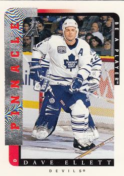 1996-97 Pinnacle Be a Player #177 Dave Ellett Front