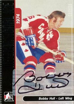 2006-07 In The Game Used International Ice - Autographs #A-BH Bobby Hull Front