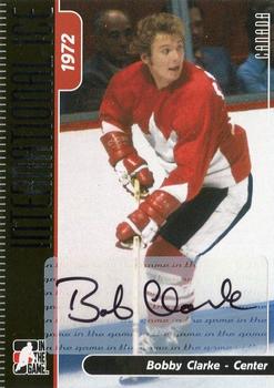 2006-07 In The Game Used International Ice - Autographs #A-BC2 Bobby Clarke  Front