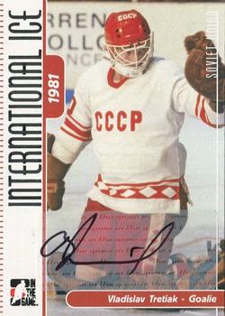 2006-07 In The Game Used International Ice - Autographs #A-VT2 Vladislav Tretiak  Front