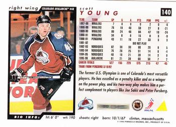 1996-97 Score #140 Scott Young Back