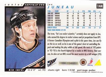 1996-97 Score #144 Joe Juneau Back